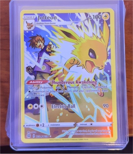 2022 Pokémon Brilliant Stars Trainer Gallery #TG04 Jolteon — front