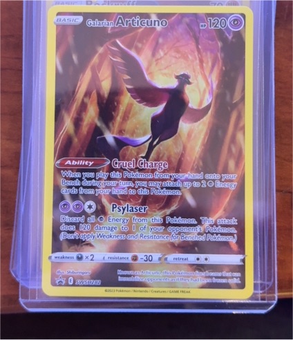 2023 Pokemon SWSH #SWSH282 Galarian Articuno — front