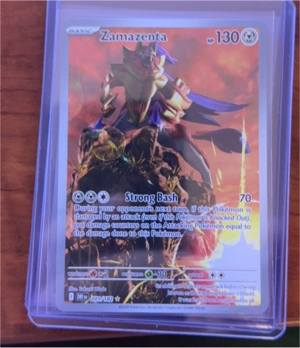 2023 Pokémon Scarlet & Violet SV10: Destined Rivals #201 Zamazenta — front