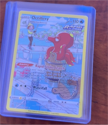 2022 Pokémon Brilliant Stars #TG03 Octillery — front