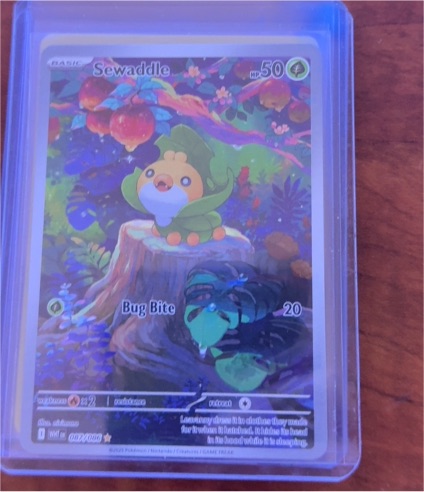2023 Pokémon Scarlet & Violet #087 Sewaddle — front