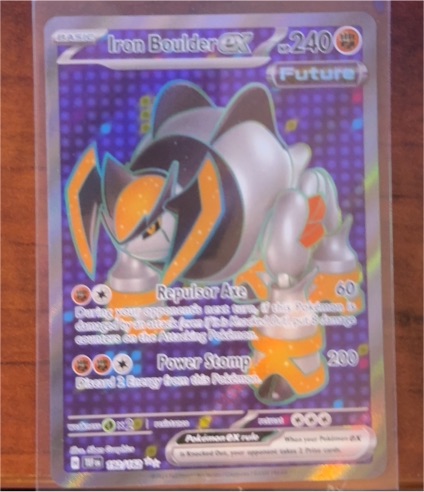 2024 Pokémon SV05: Temporal Forces #192/162 Iron Boulder ex — front