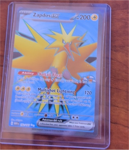 2022 Pokémon TCG Scarlet & Violet 151 #192 Zapdos EX — front