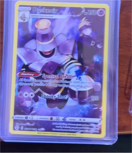 2022 Pokemon Brilliant Stars Trainer Gallery #TG06 Dusknoir — front