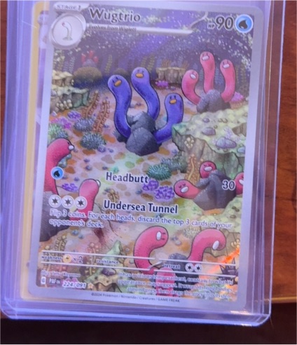 2024 Pokémon Scarlet & Violet Paldean Fates #224/091 Wugtrio — front