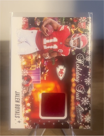2025 Panini Absolute Holiday Suit #HS-JRW Jalen Royals — front
