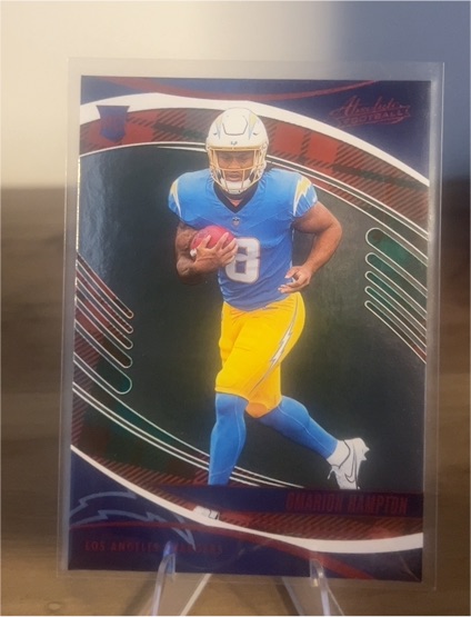 2025 Panini Absolute #166 Omarion Hampton — front