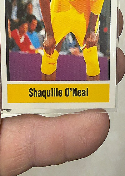 1992 Sports Stars USA College Card Shaquille O'Neal LSU — front