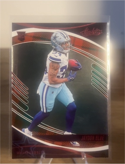 2025 Panini Absolute Red And Green #Jaydon Blue — front