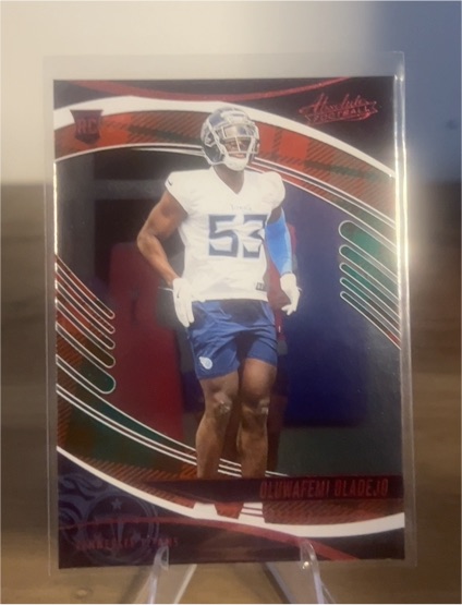 2025 Panini Absolute #165 Oluwafemi Oladejo — front