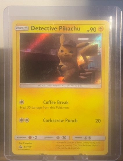 2019 Pokémon SM190 Detective Pikachu — front