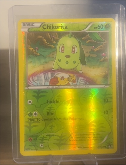 2016 Pokémon XY BREAKpoint #1 Chikorita — front