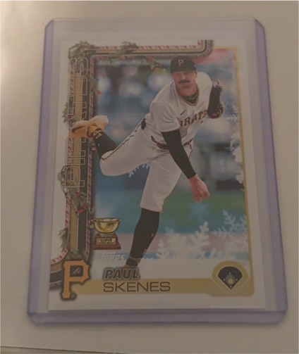 2025 Topps Holiday #H70 Paul Skenes — front