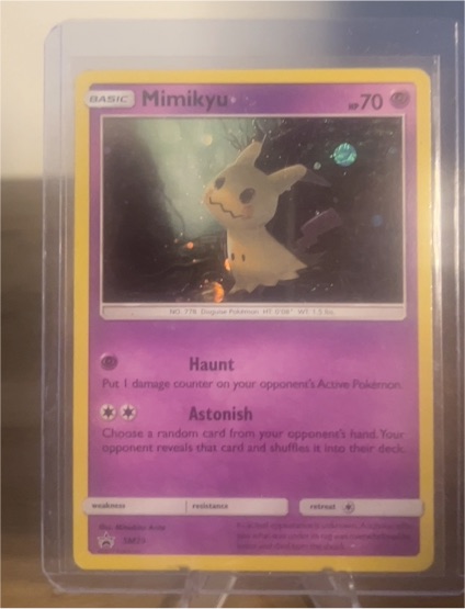 2017 Pokémon SM Black Star Promo #SM29 Mimikyu — front