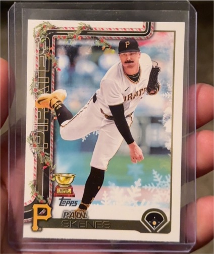 2025 Topps Holiday #H70 Paul Skenes — front