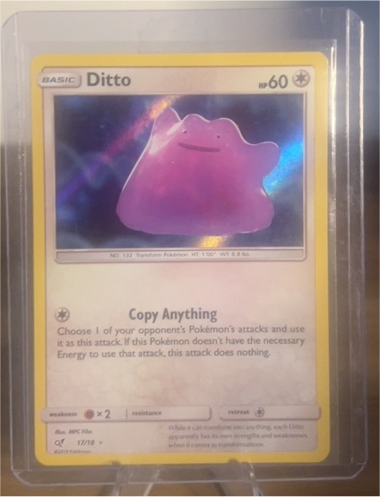 2019 Pokémon Detective Pikachu #17 Ditto — front