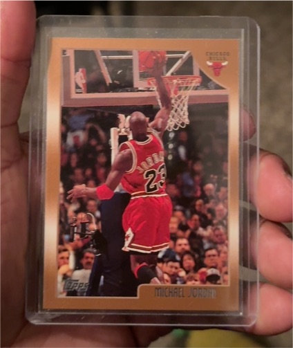 1998-99 Topps #77 Michael Jordan — front
