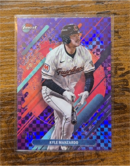 2025 Topps Finest #224 Kyle Manzardo — front
