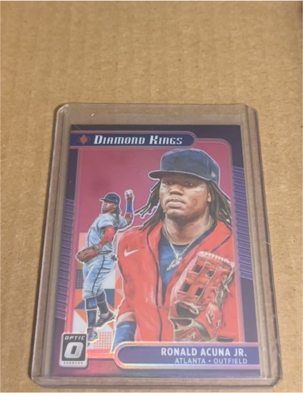 2021 Donruss Optic #16 Ronald Acuna Jr. Diamond Kings — front