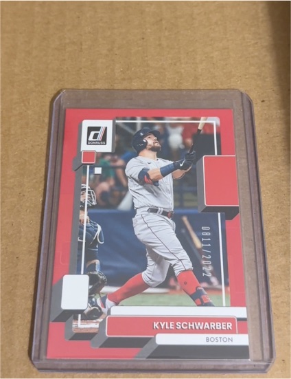 2022 Donruss Red #144 Kyle Schwarber — front