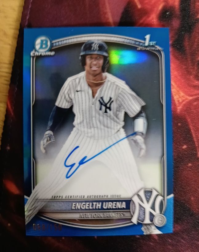 2025 Bowman Chrome #CPA-EU Engelth Urena — front