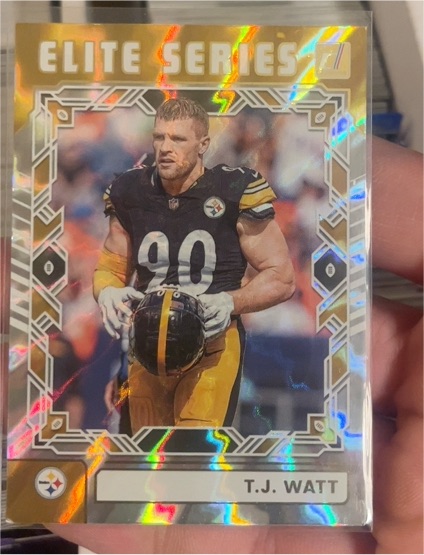2025 Panini Donruss #TES-TWA T.J. Watt Elite Series — front