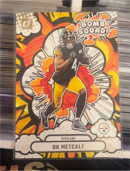 2025 Donruss #BS-DMT DK Metcalf Bomb Squad — front