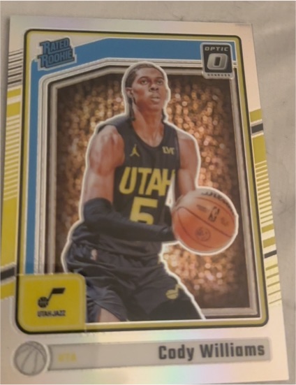 2024-25 Donruss Optic #298 Cody Williams — front