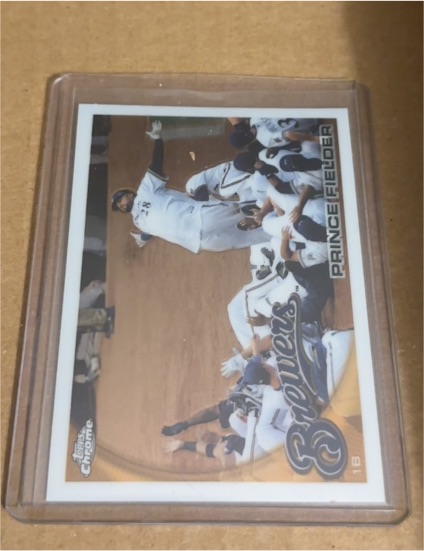 2010 Topps Chrome #1 Prince Fielder — front