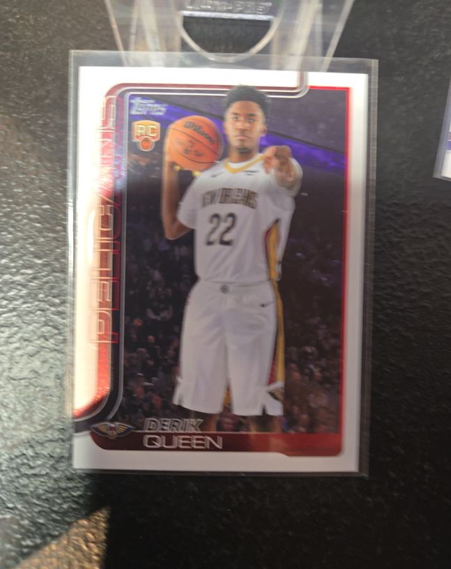 2025-26 Topps #213 Derik Queen Rookie Card — front