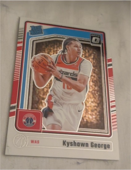 2024-25 Panini Donruss Optic #299 Kyshawn George — front