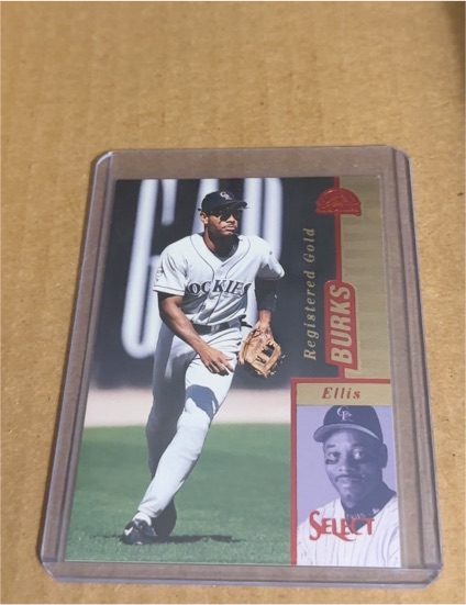1997 Select Registered Gold #81 Ellis Burks — front