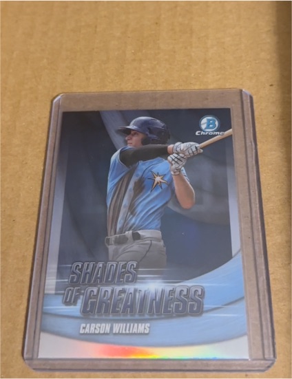 2022 Bowman Chrome Shades Of Greatness #SG-15 Carson Williams — front