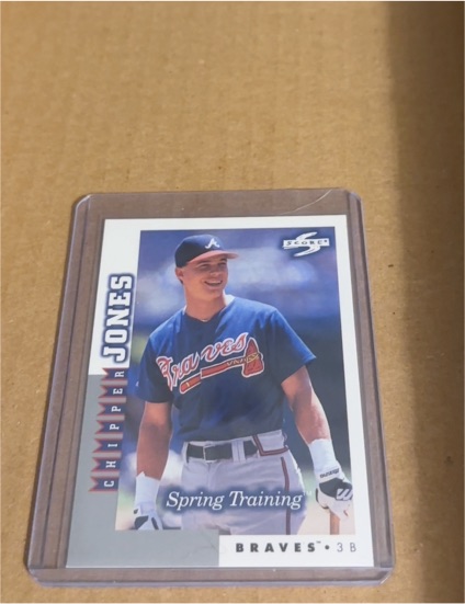 1998 Score Rookie Traded Spring Training #RT258 Chipper Jones — front