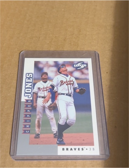 1991 Score #11 Chipper Jones — front