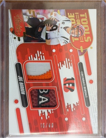 2024 Panini Absolute Tools of the Trade Double #TOT-JB Joe Burrow — front