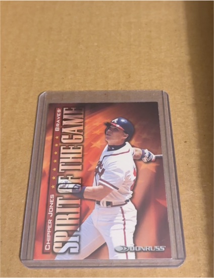 1998 Donruss #405 Chipper Jones Spirit of the Game — front
