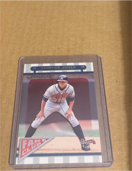 1997 Donruss Fan Club #158 Chipper Jones — front