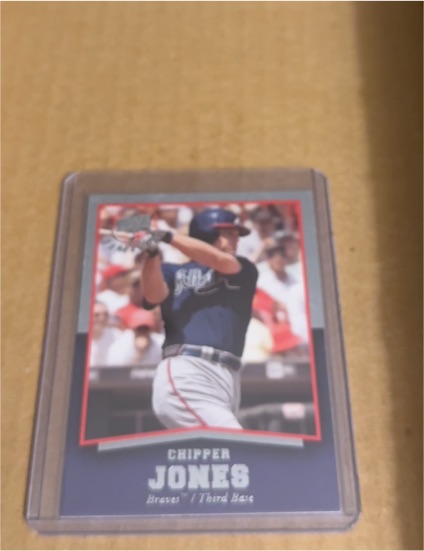 1991 Score #1 Chipper Jones — front