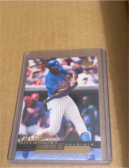 1996 Upper Deck Checklist #CR-1 Vladimir Guerrero — front