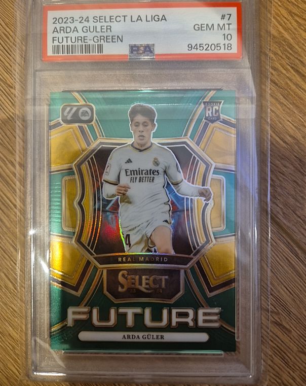 2023-24 Panini Select La Liga #7 Arda Guler Future Green — front
