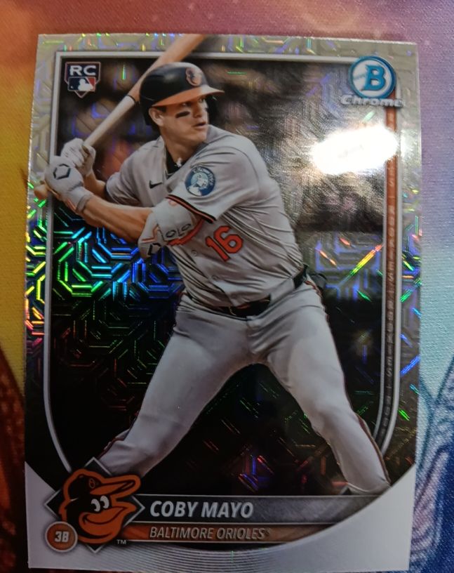 2025 Bowman Chrome #83 Coby Mayo — front