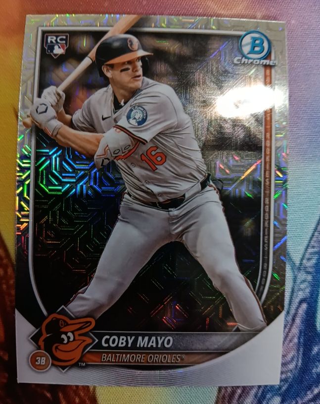 2025 Bowman Chrome #83 Coby Mayo — front