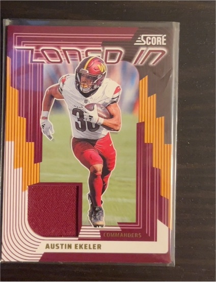 2025 Panini Score Zoned In #ZON-AER Austin Ekeler — front
