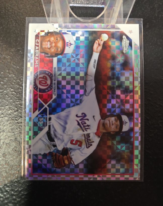 2023 Topps Chrome #185 CJ Abrams — front