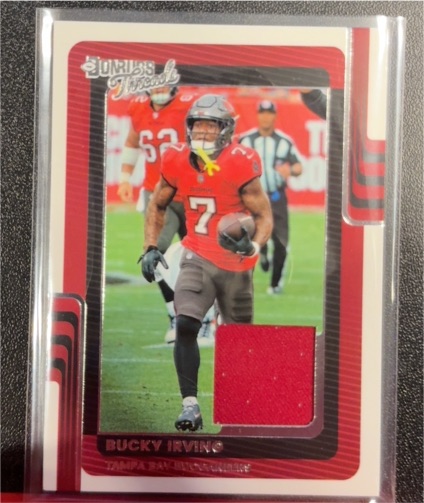 2025 Panini Donruss Threads #DTH-BIG Bucky Irving — front
