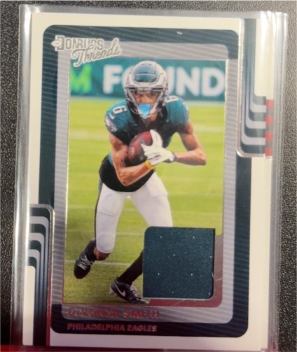 2025 Panini Donruss Threads #DTH-DSH DeVonta Smith — front
