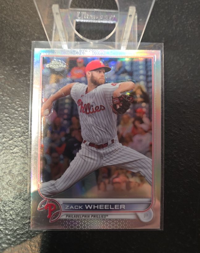 2022 Topps Chrome #207 Zack Wheeler — front