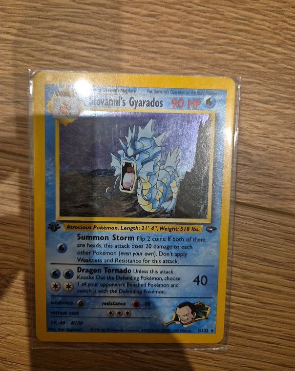 2000 Pokemon Gym Challenge #5 Giovanni's Gyarados — front