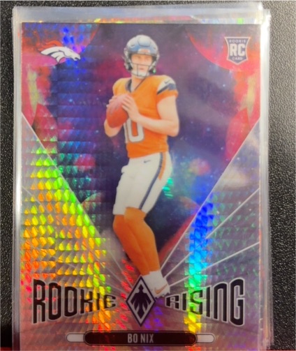 2024 Panini Phoenix Rookie Rising #RR-BNX Bo Nix — front